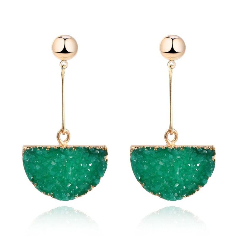 ‘Becca’ Druzy earrings